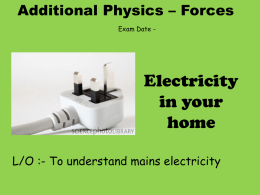 What is the frequency of mains electricity?