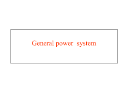 Electrical Power System Overview