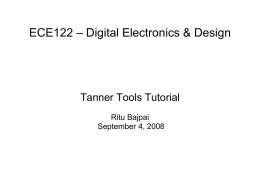 ECE122 – Digital Electronics & Design