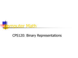 Binary Representations