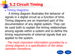 5.2 Circuit Timing