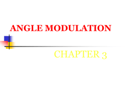 angle modulation
