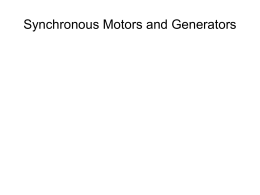 Synchronous Motors