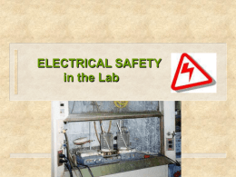 Electrical Safety in the Lab