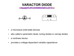 Presentation on Varactor Diode.