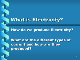 What is Electricity1