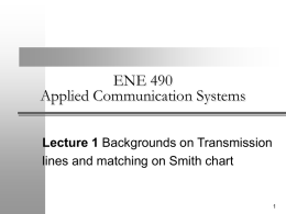 ENE 429 Antenna and Transmission Lines