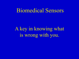 Biomedical Sensors - ETSU