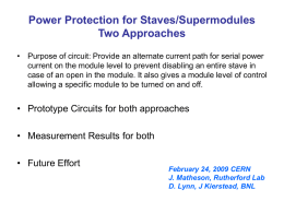 February 24, 2009 CERN J. Matheson, Rutherford Lab D