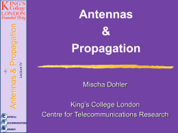 Antennas & Propagation