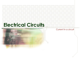 Electrical Circuits - Teachnet UK-home