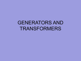 Transformers and Generators - juan
