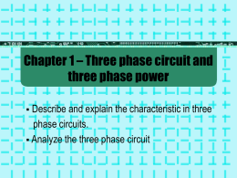 Three phase system