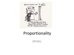 Proportionality - msamandakeller