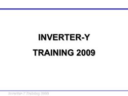 Inverter-Y Training