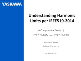 Understanding Harmonic Limits per IEEE519-2014