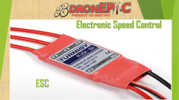 Electronic Speed Control ESC