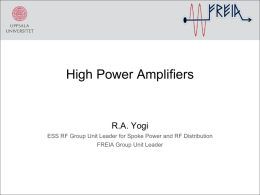 Thus TH595 shall be used for first high power amplifier chain.