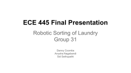 ECE 445 Final Presentation