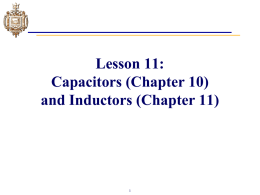Capacitors/Inductors