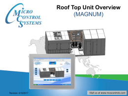 RTU Magnum Overview - Micro Control Systems