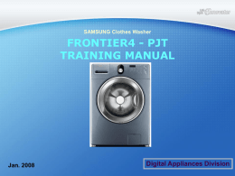 Samsung Training Book Samsung washer