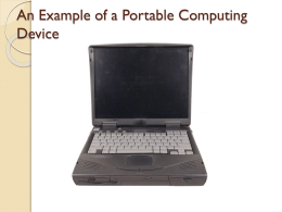 Portable Computing Device