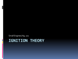 Ignition theory