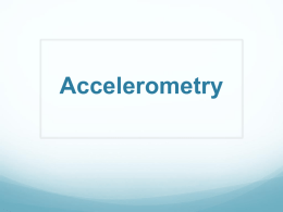 Accelerometer Concepts