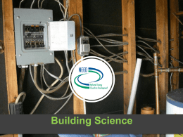 Introduction to Building Science power point presentation