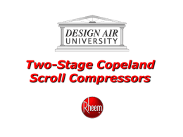 Two-Stage Scroll Compressors