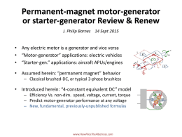 Permanent-magnet motor-generator