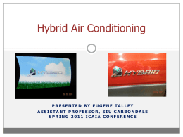 Hybrid Air Conditioning