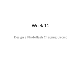 Design a Photoflash Circuitx