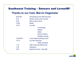 LevnetRF Product Overview - Leviton Online Knowledgebase