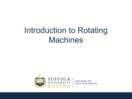 Introduction to Rotating Machines
