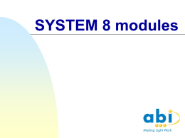 system 8 - Avantec