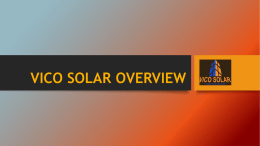 vico solar overview scenario