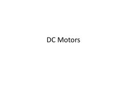 DC Motor, How It Works