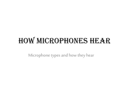 how microphones hear
