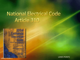 National Electrical Code Article 314