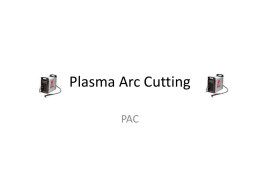 Plasma Arc Cutting