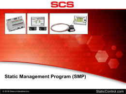 SMP - Overview PowerPoint - StaticControl.com