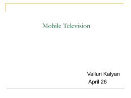 Mobile Television