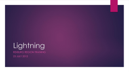 Lightning - Rexburg Hams