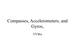 Compass, Gyro etc.