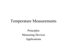 Temperature Measurements