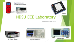 ECE Laboratory Equipment Proficiency