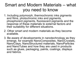 17. Smart and modern materials (not covered in lessons) File