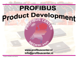 Training info: PROFIBUS Product Development